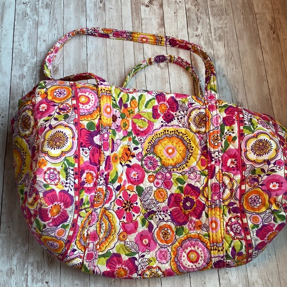 Vera Bradley Bags Vera Bradley Large Duffel Bag Pink Floral